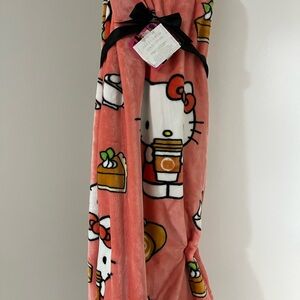 Hello Kitty Pink Fleece Blanket